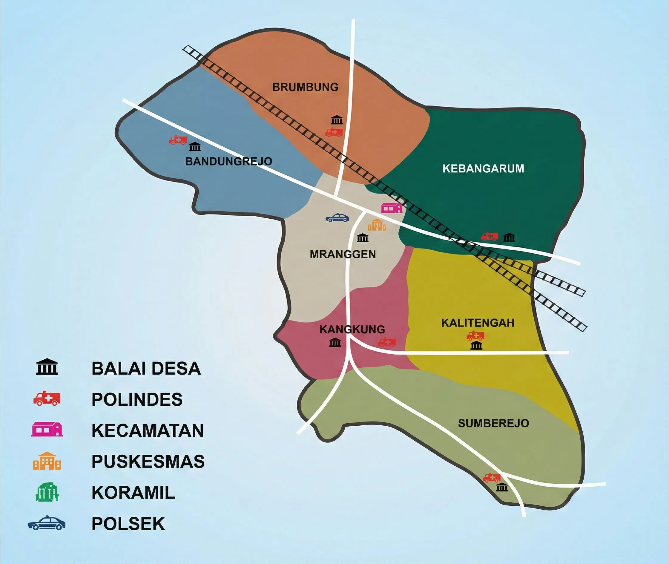 Peta Wilayah Kerja
